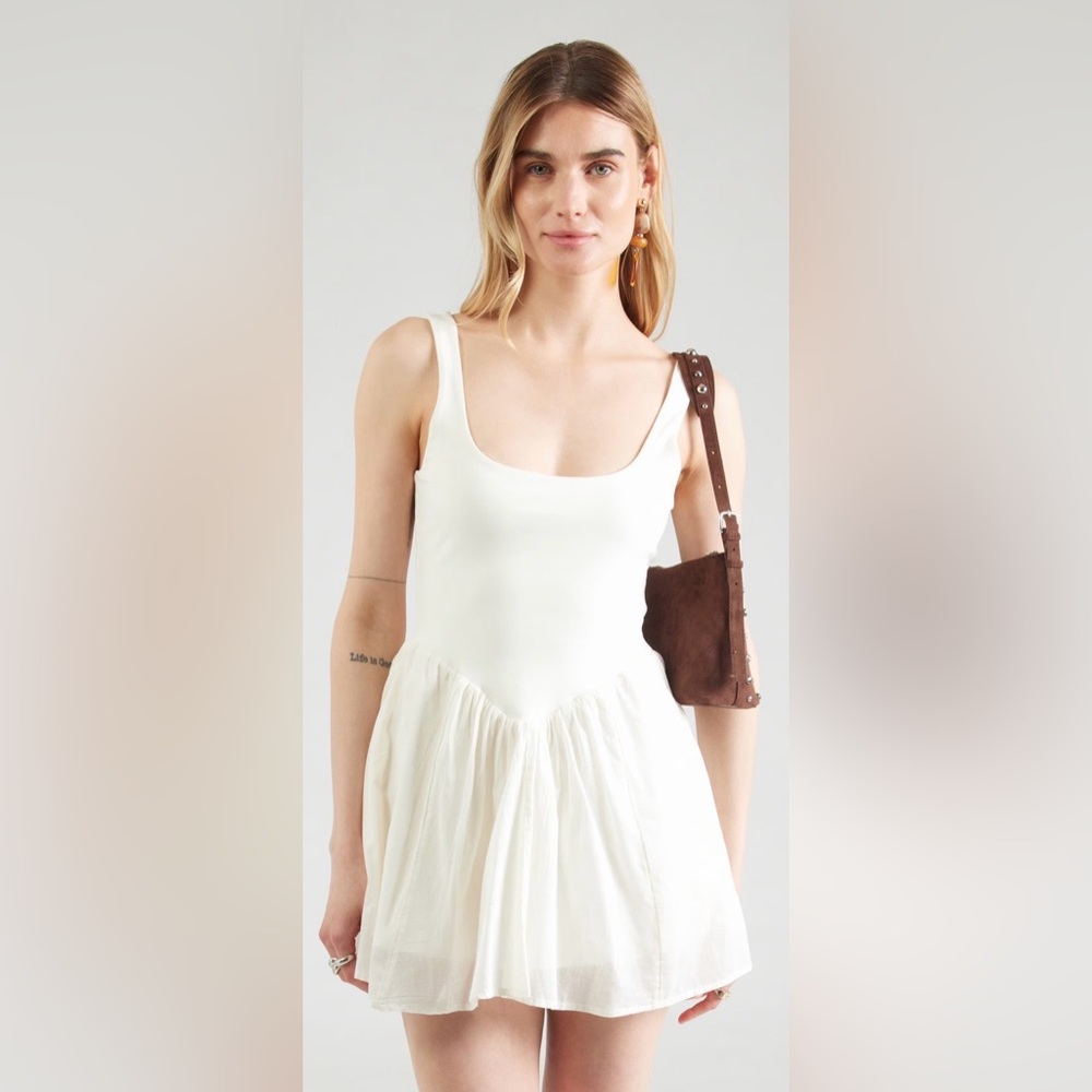 Urban Outfitters White Dress with Pockets